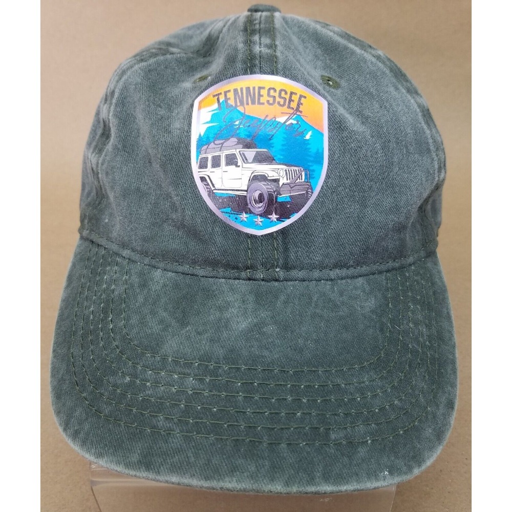 Tennessee Jeepsters Jeep Ball Cap Hat Green